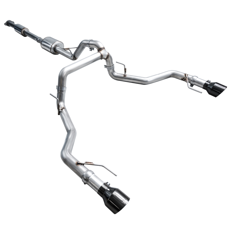 Ford F-150 Performance Exhaust - AWE Tuning - 0FG Resonated Cat-Back - Diamond Black - `21-`27